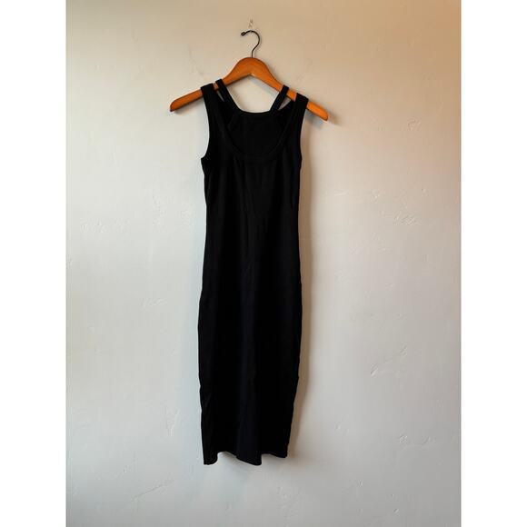 T.LA Black Layered Ribbed Tank Dress - Picture 2 of 7